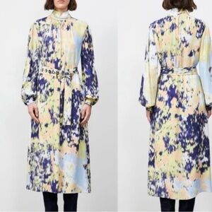 LAFAYETTE 148 Printed Midi Dress, size L